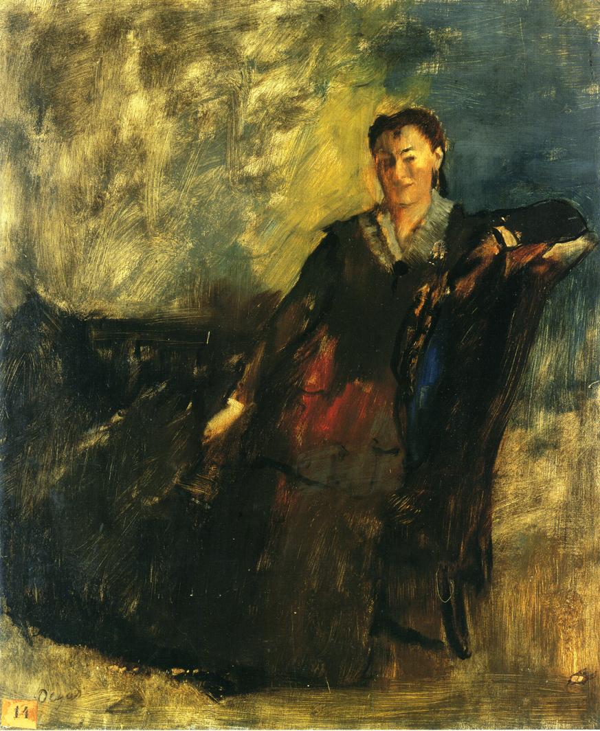 Woman Seated on a Canape 1872